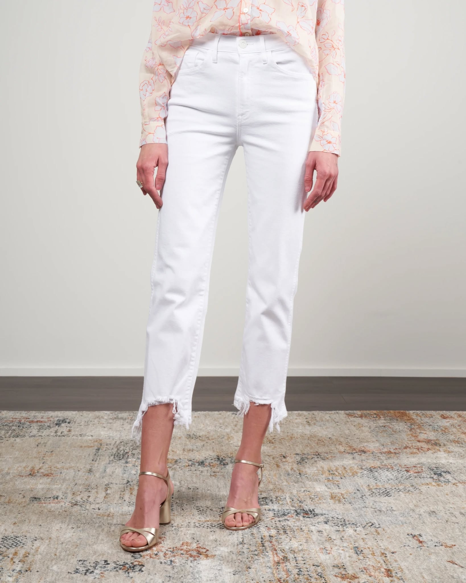 3ACJ01 3x1 Straight Cropped Jeans