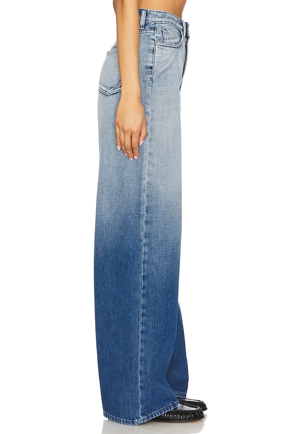 3FJ01 3x1 Wide Leg Jeans