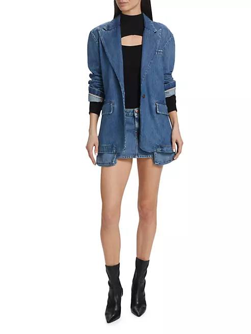 3MB01 3x1 Denim Blazer