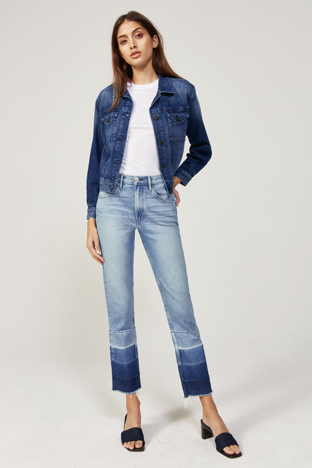 3SSLCD01 3x1 Straight Leg Crop Denim