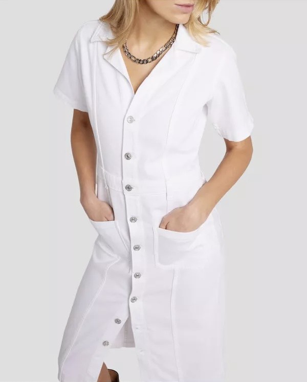 7FAMPPMD01 7 For All Mankind Midi Dress