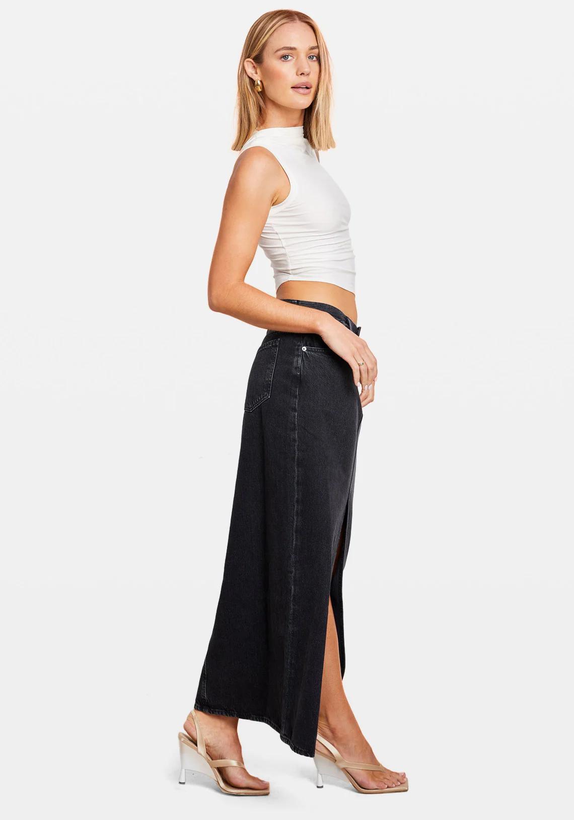 ALFDS01 Agolde Denim Maxi Skirt