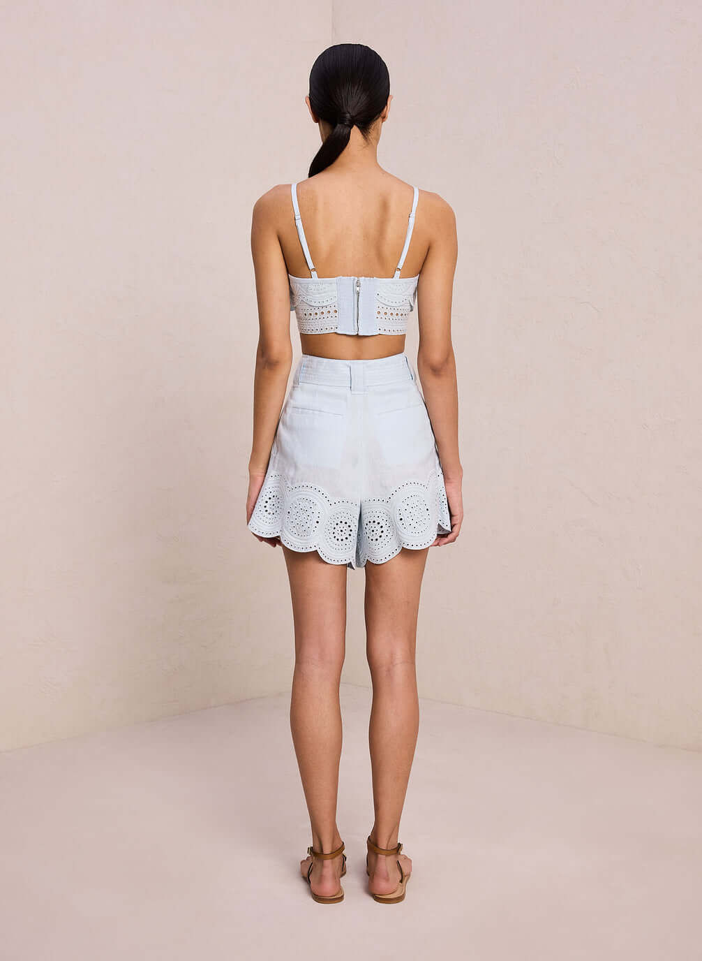 AMLES01 A.L.C. Eyelet Short