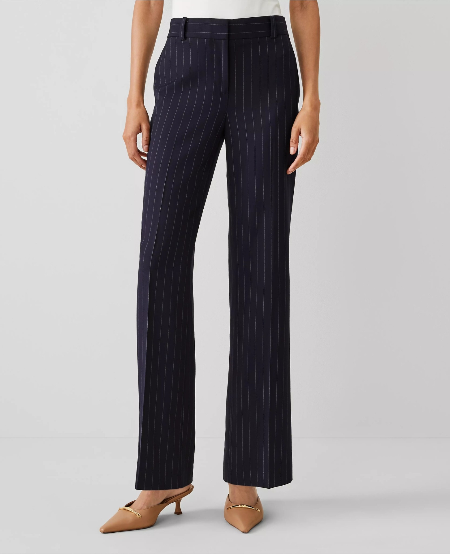 ATTJTPIP01 Ann Taylor Pinstripe Trouser