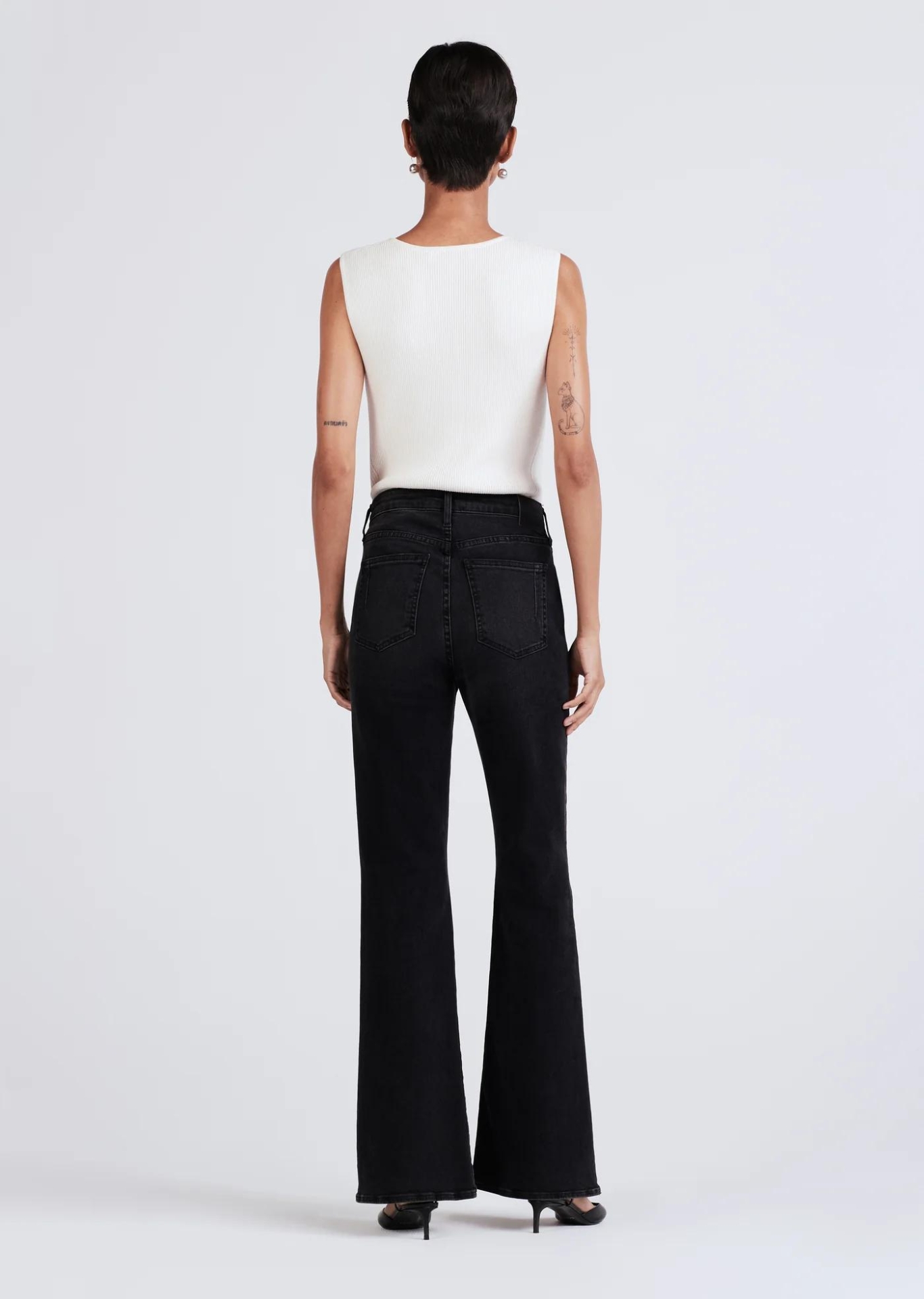 DL1CHRFJ01 Derek Lam 10 Crosby Flare Jeans