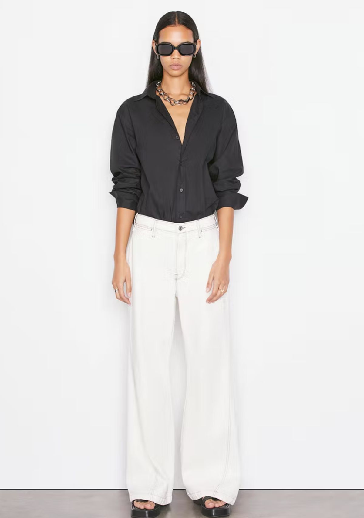 FLBPWLJ02 FRAME WIDE LEG JEANS