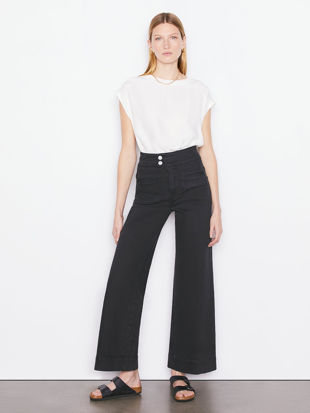 FLHWL01 Frame Wide Leg Jeans