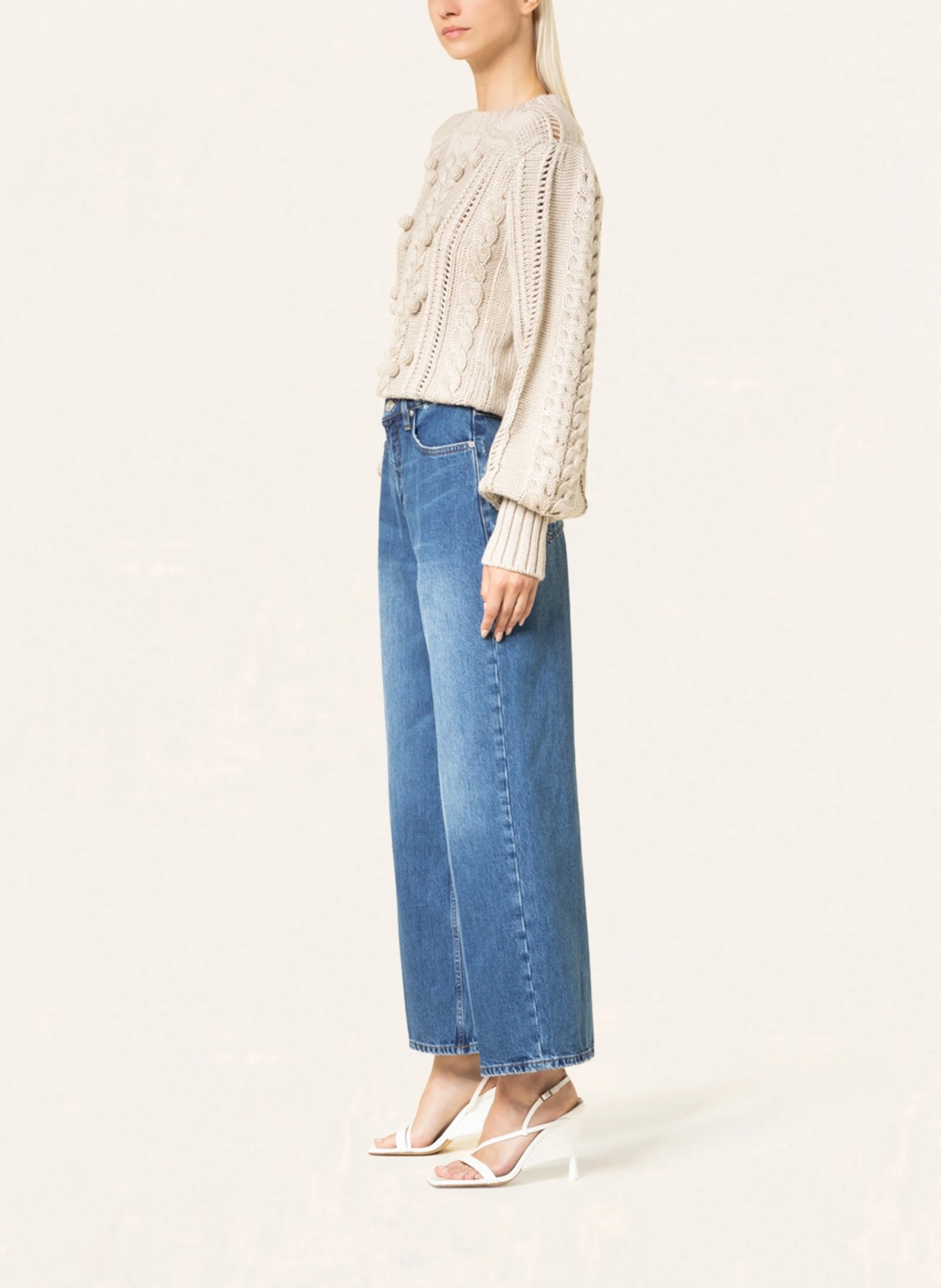 FLPHNTWLJ02 FRAME WIDE LEG JEANS