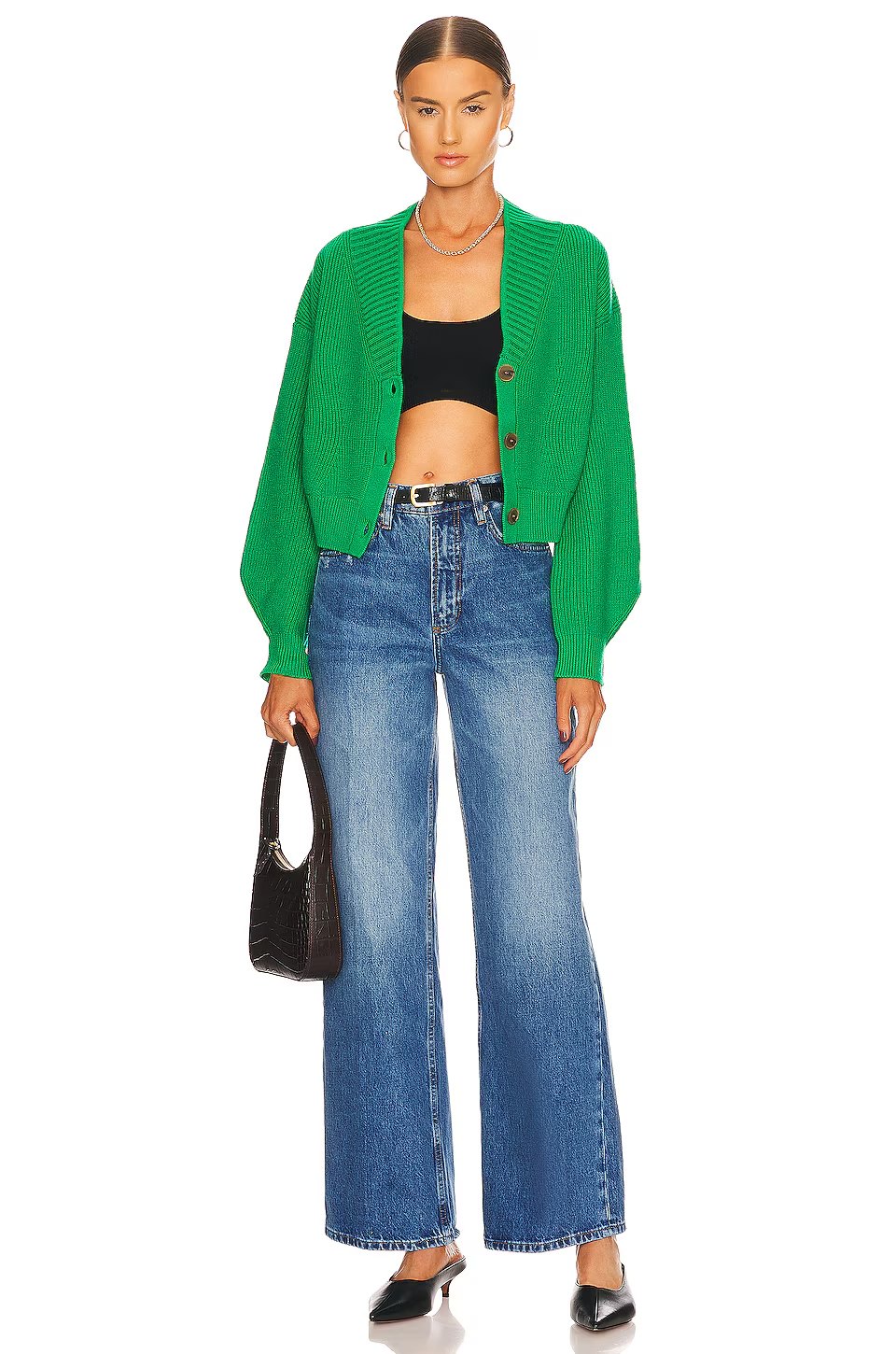 FLPHNTWLJ02 FRAME WIDE LEG JEANS