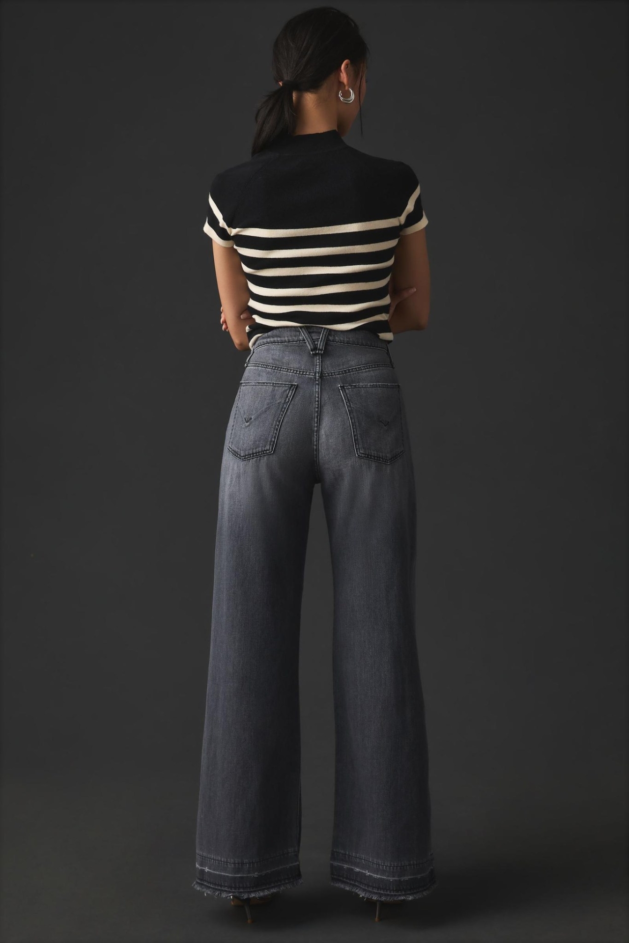 HJLFWLJ01 Hudson Wide Leg Jeans
