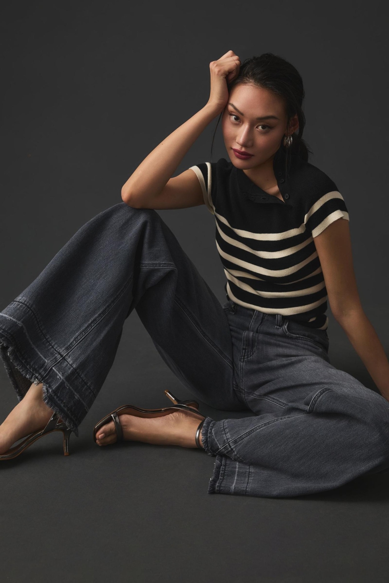 HJLFWLJ01 Hudson Wide Leg Jeans