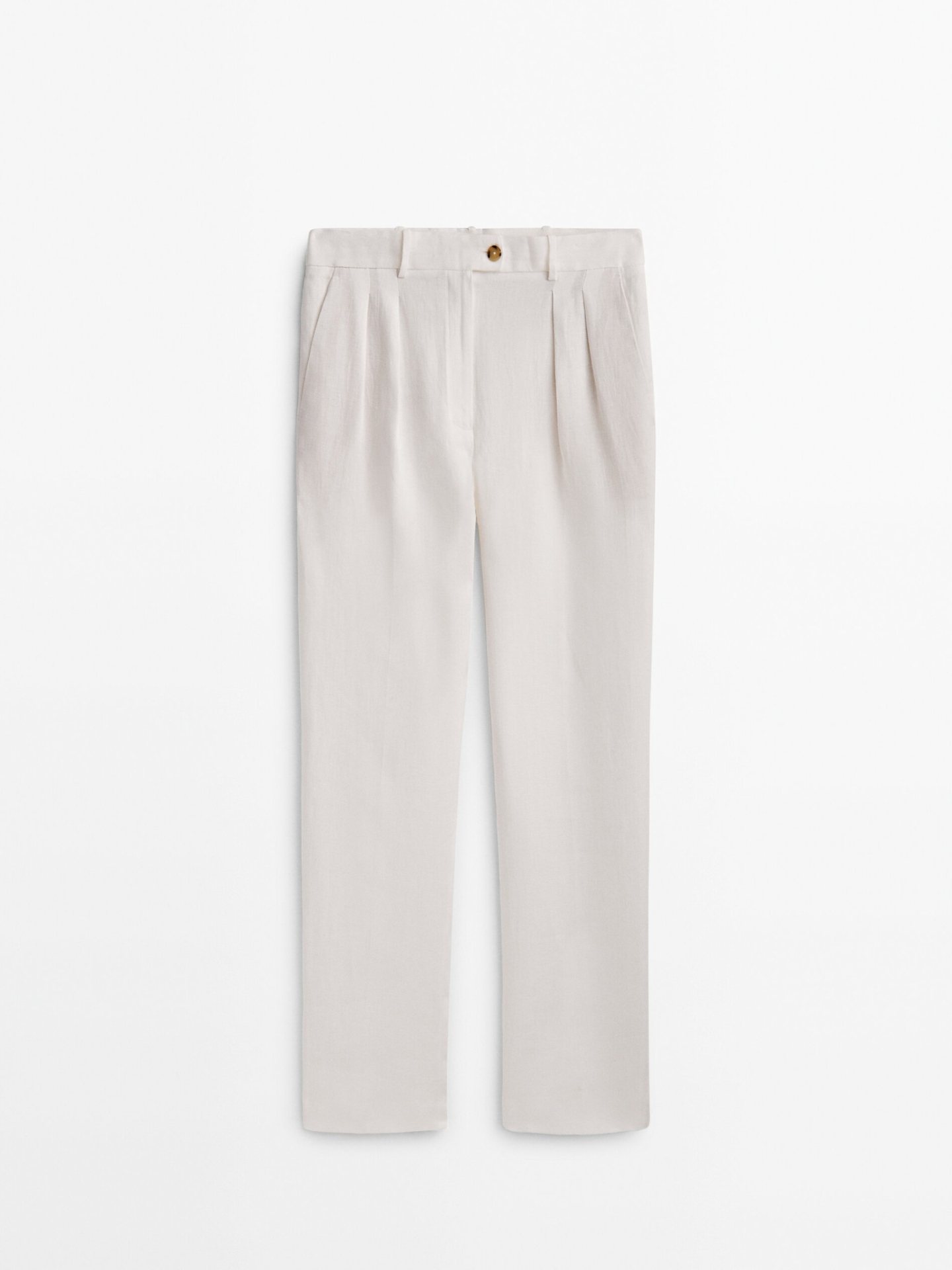 MD1LDDST01 Massimo Dutti Linen Suit Trousers