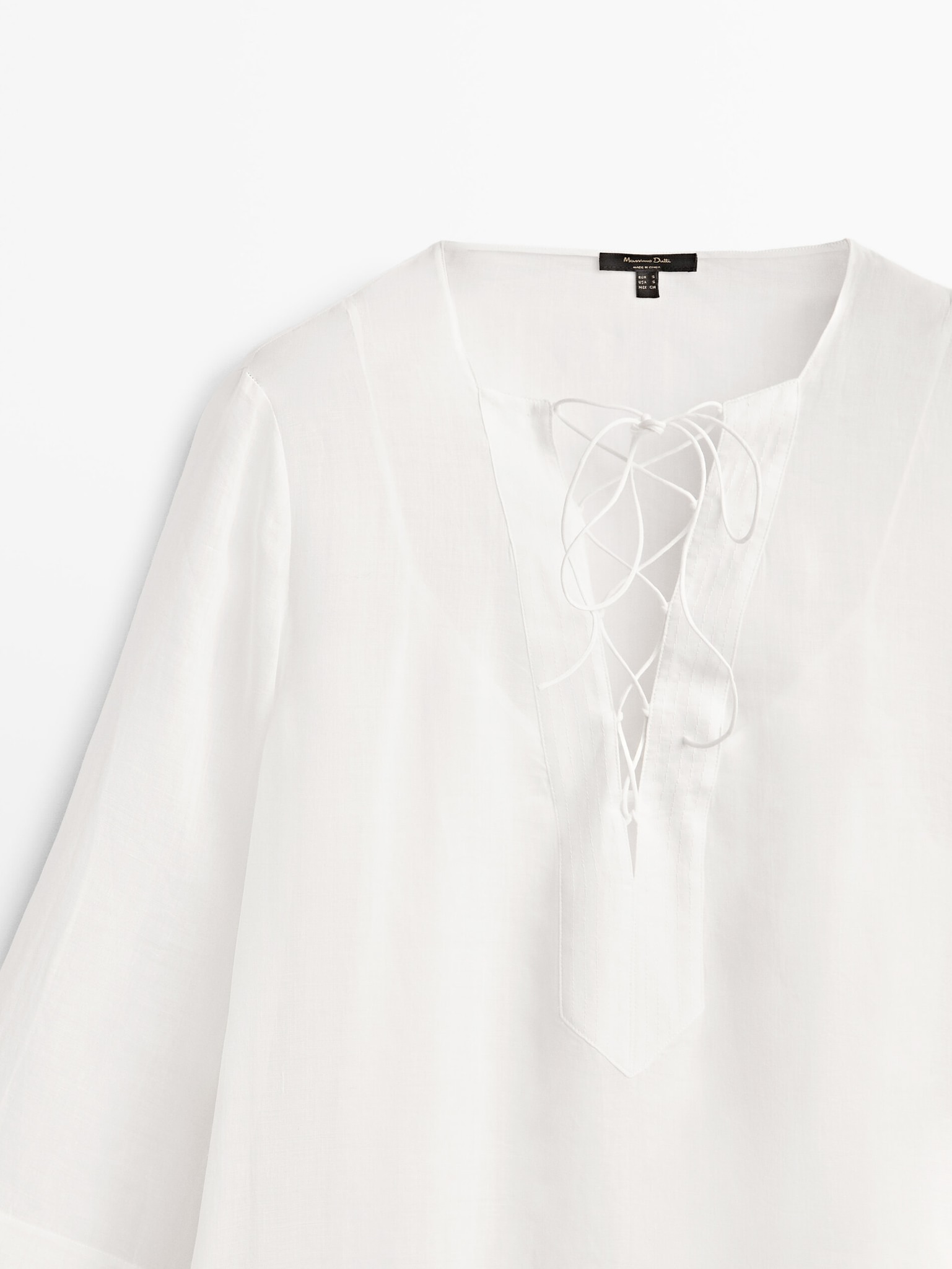 MD1RTD01 Massimo Dutti Ramie Dress