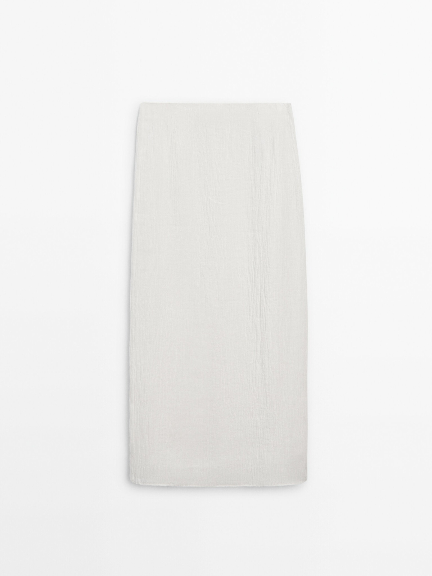 MD1WLS01 Massimo Dutti Waffle Linen Skirt