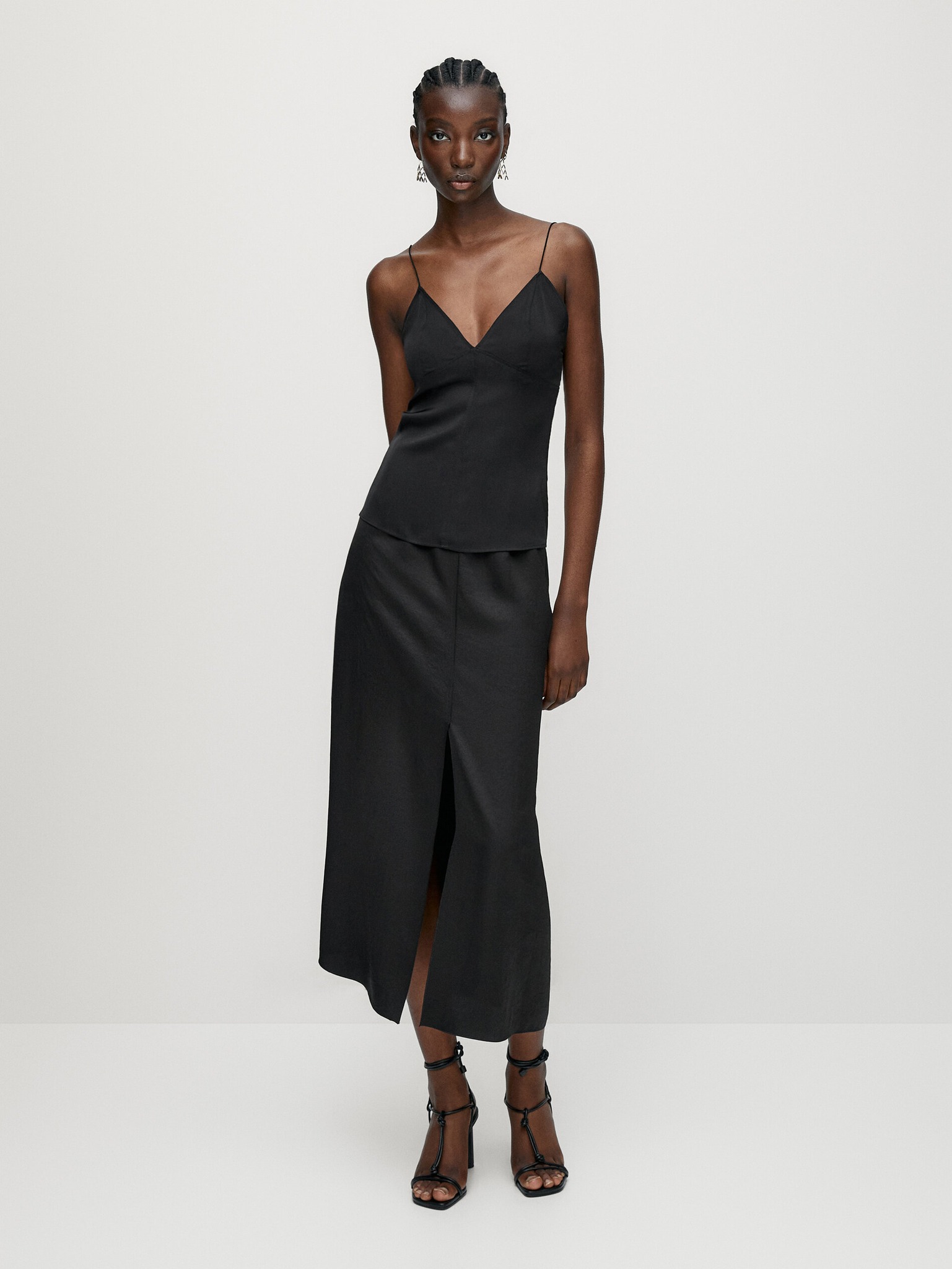 MDBSST01 Massimo Dutti Silk Top