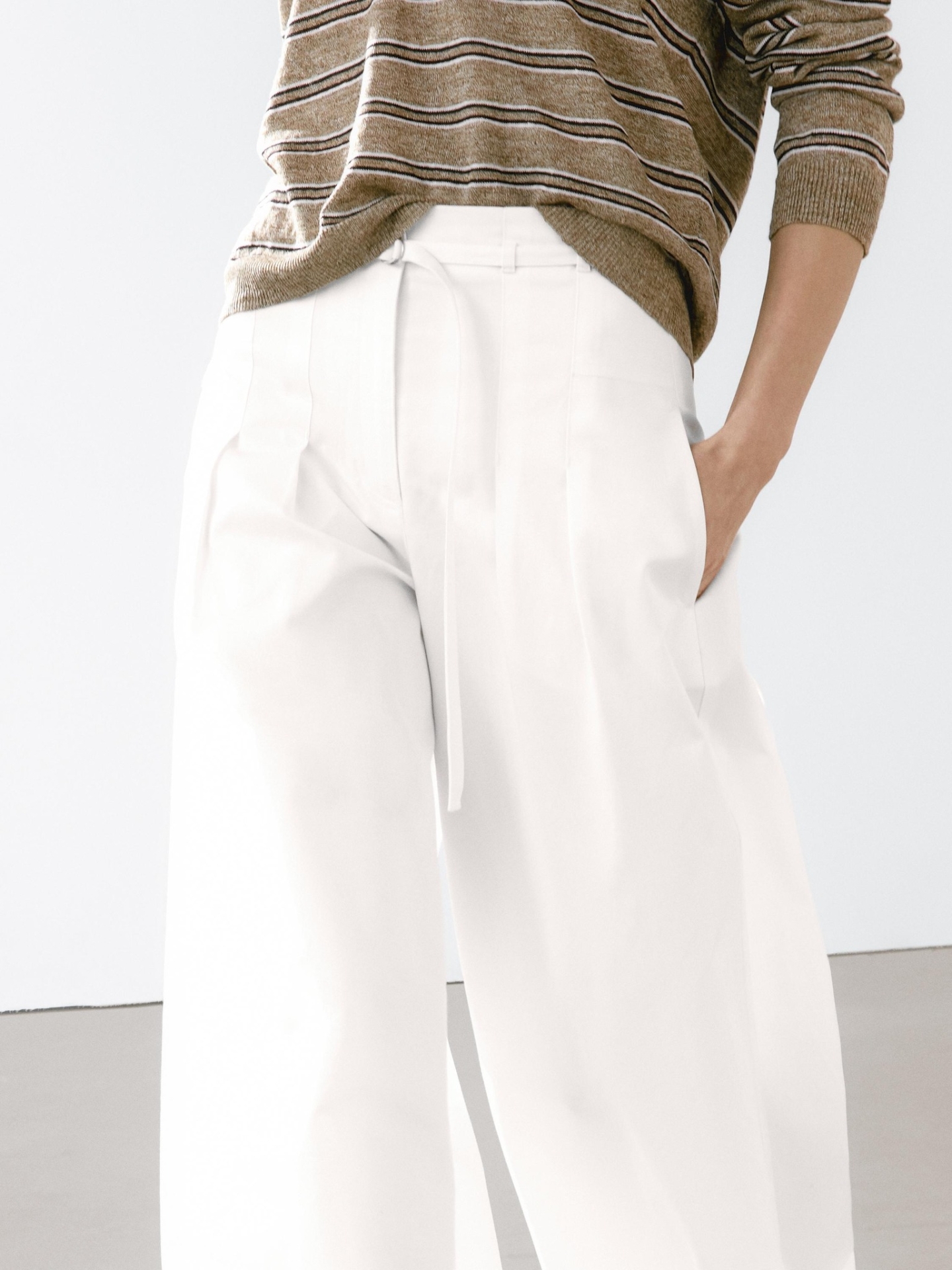 MDCBPT01 Massimo Dutti Palazzo Trousers