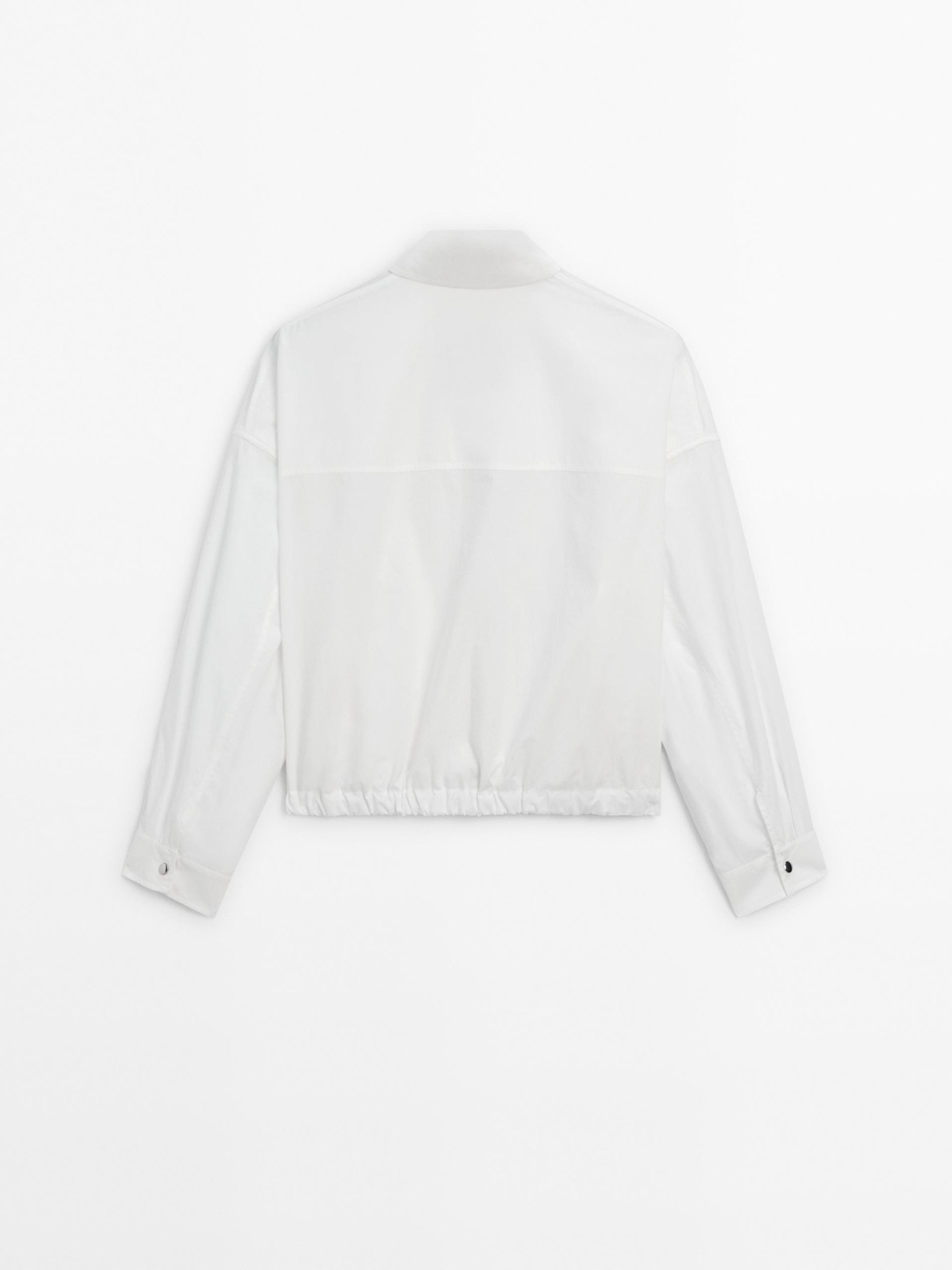 MDCPTOWP01 Massimo Dutti Cropped Overshirt