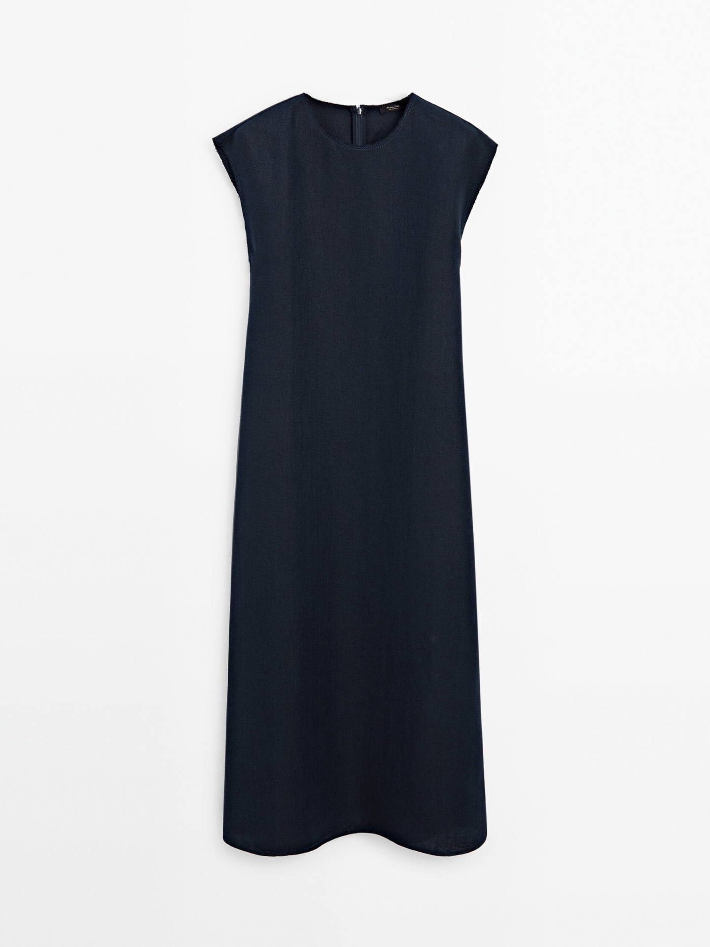MDDMD01 MASSIMO DUTTI LINEN MIDI DRESS