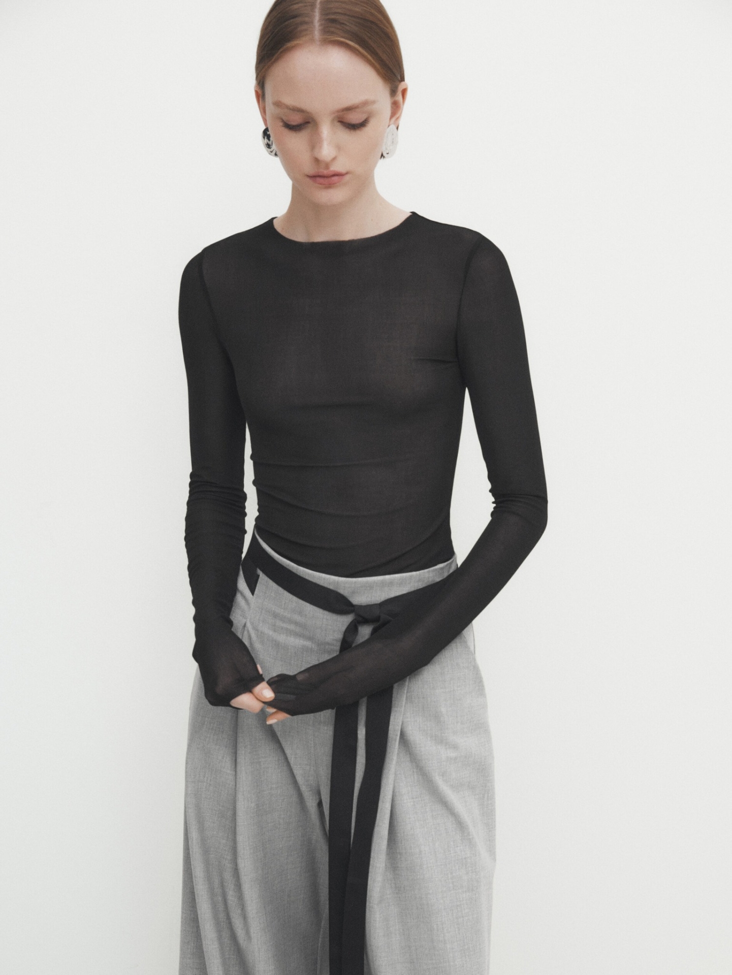 MDDWTWCB-S01 Massimo Dutti Wide Leg Trousers - Studio