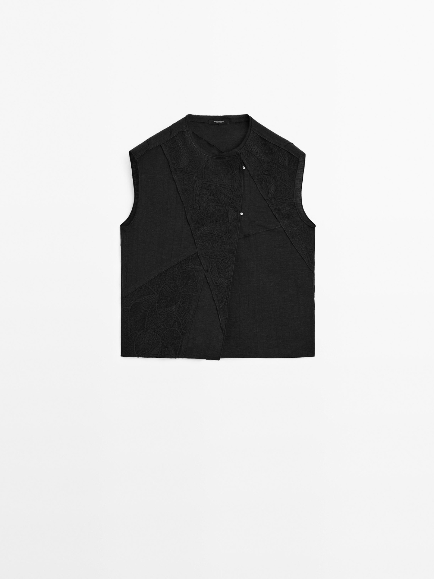 MDEW02 Massimo Dutti Embroidered Waistcoat
