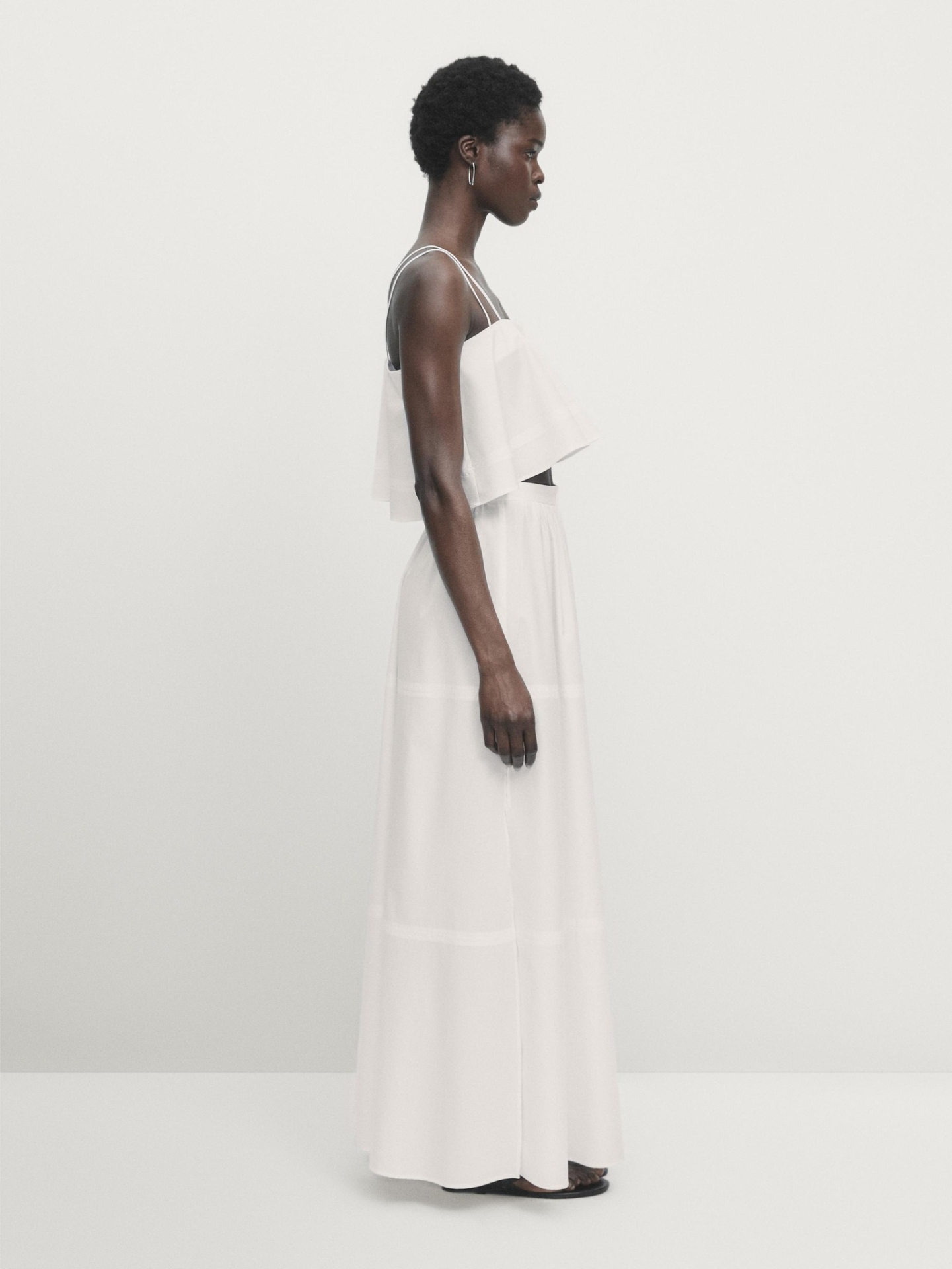 MDLCSWS01-S01 Massimo Dutti Strappy Top & Long Skirt - Studio