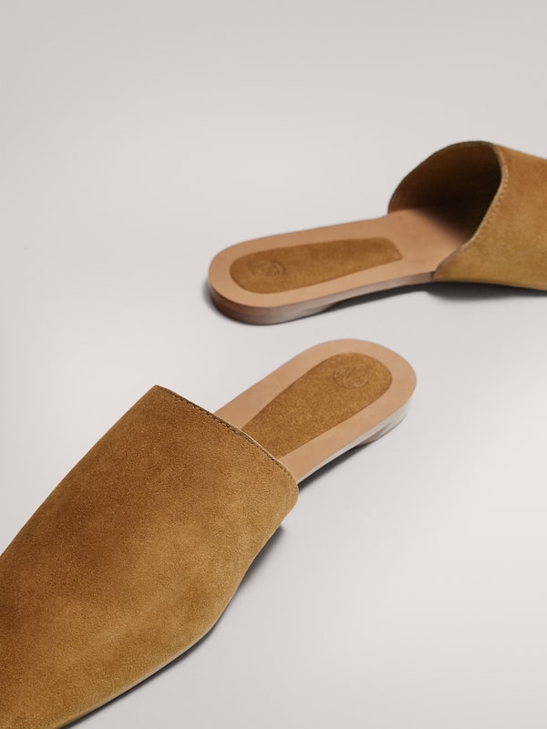 MDLMWSS02 MASSIMO DUTTI LEATHER MULES