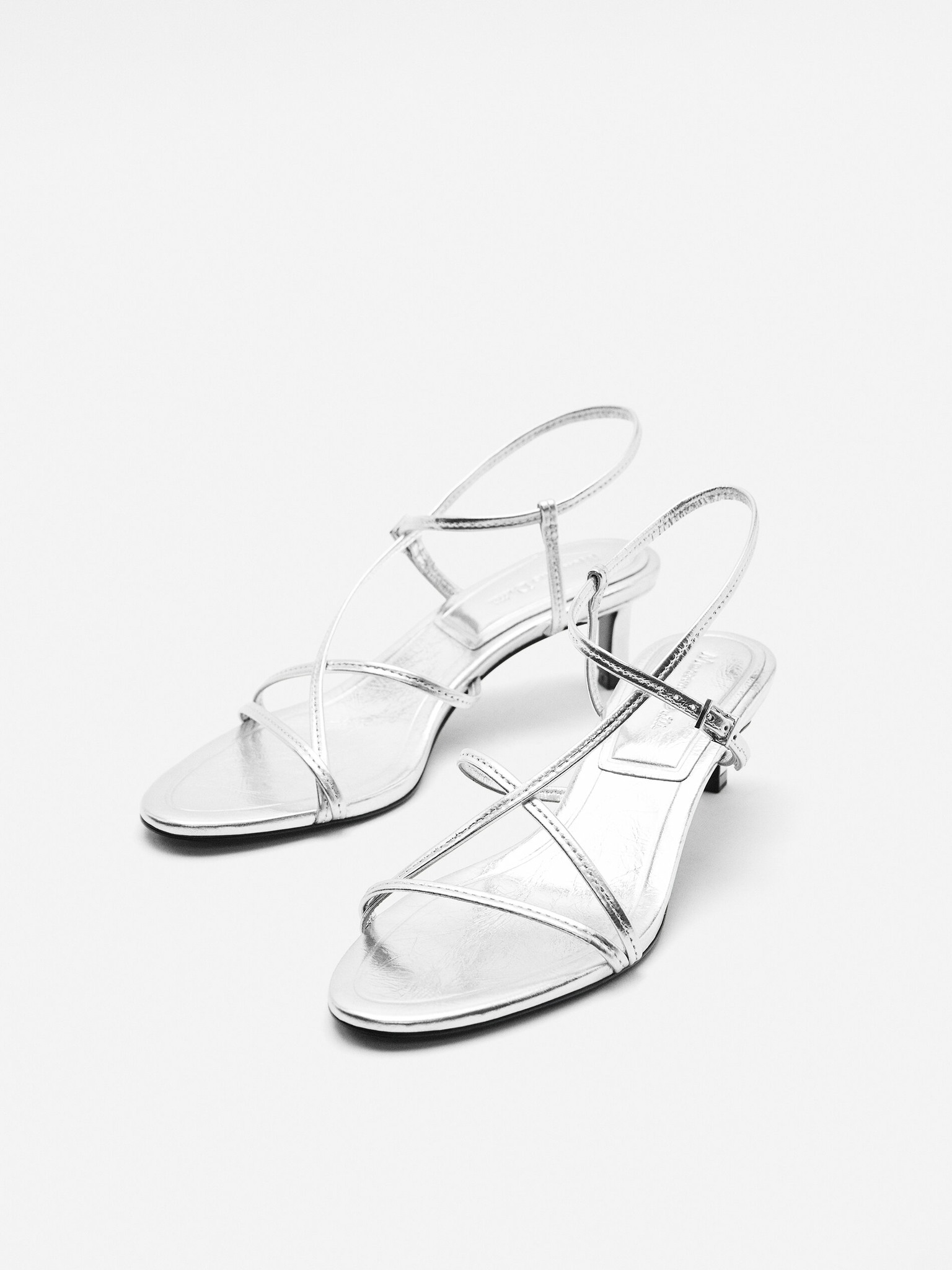 MDMMLHS01 MASSIMO DUTTI LEATHER HEELED SANDALS
