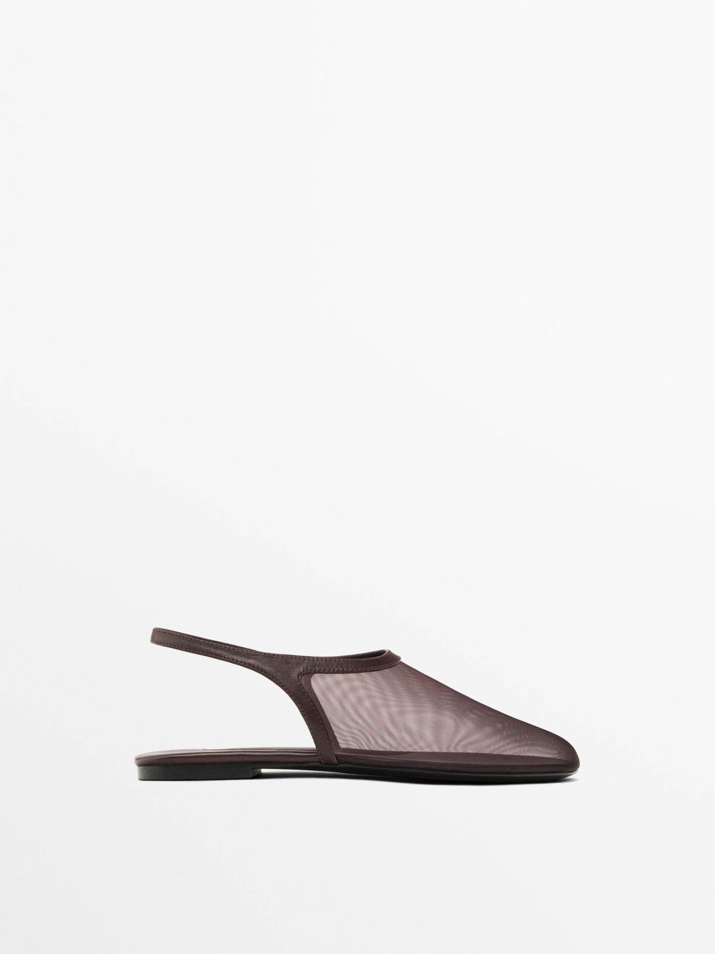 MDMSBF01 MASSIMO DUTTI MESH BALLET FLATS
