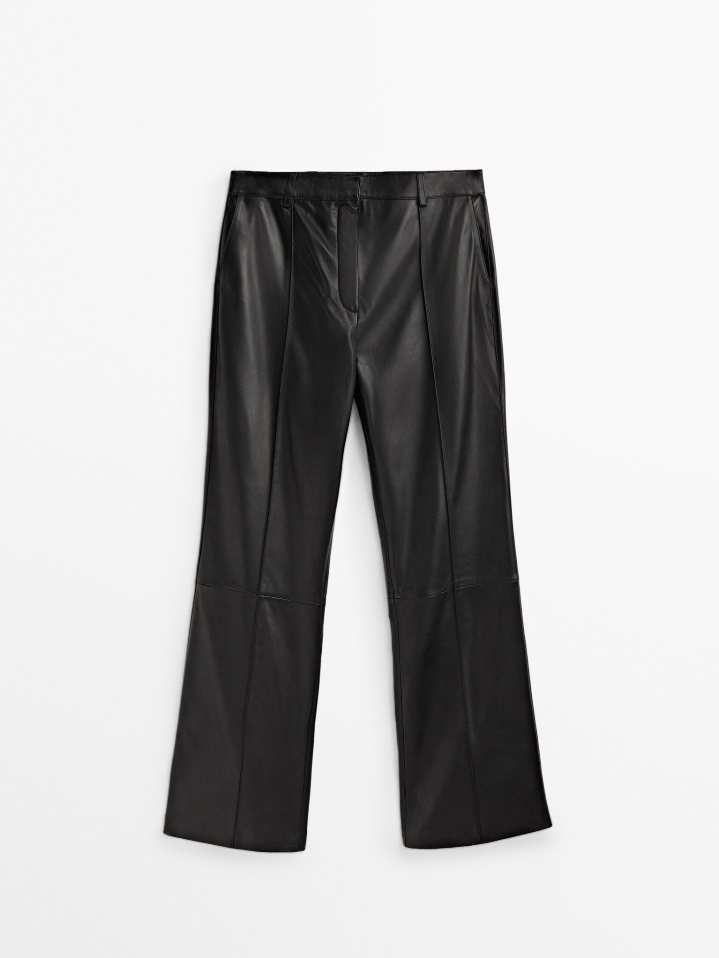 MDNLTWSD01 Massimo Dutti Nappa Leather Trousers