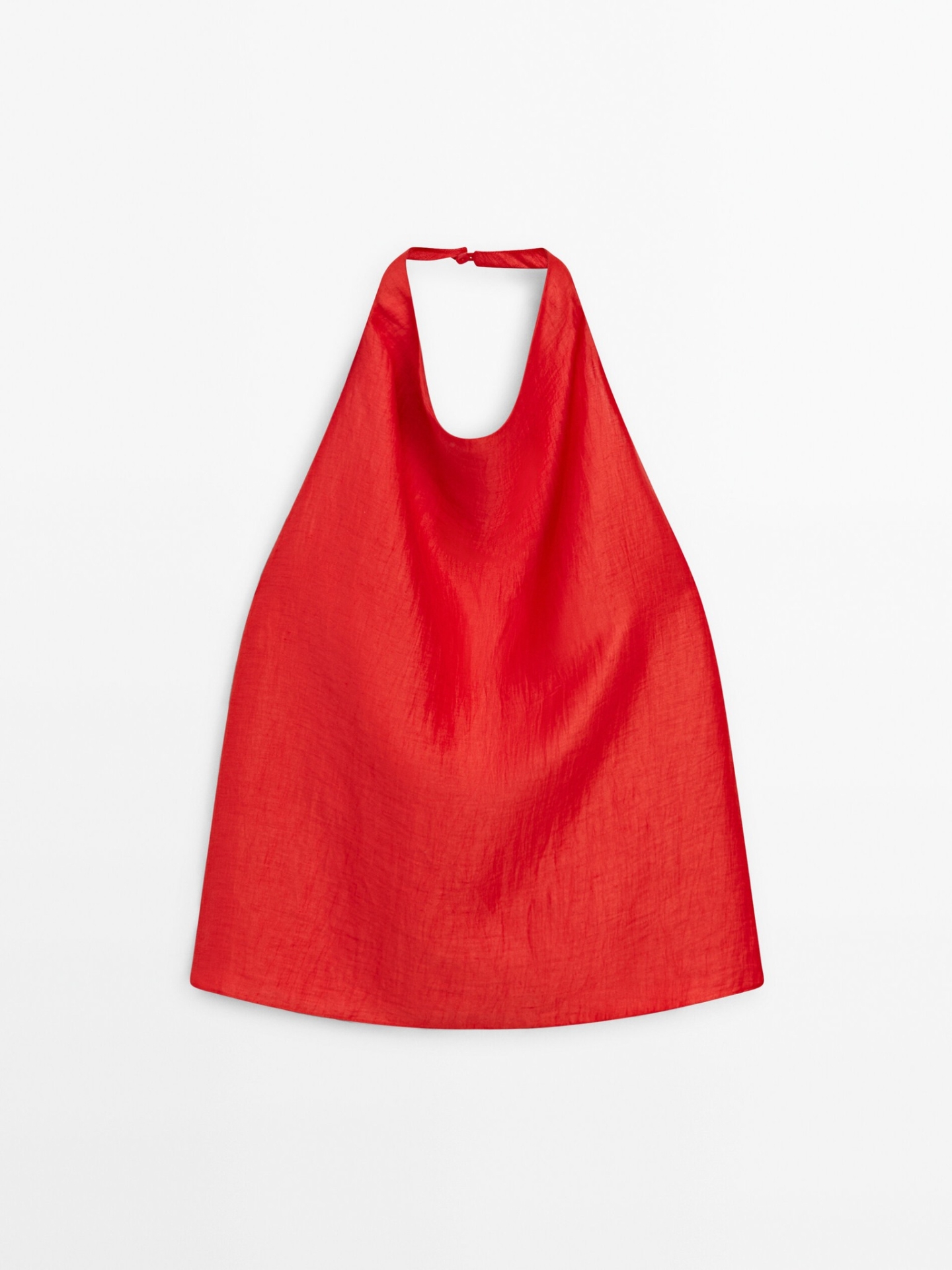 DOBHT01 Massimo Dutti Open Halter Top