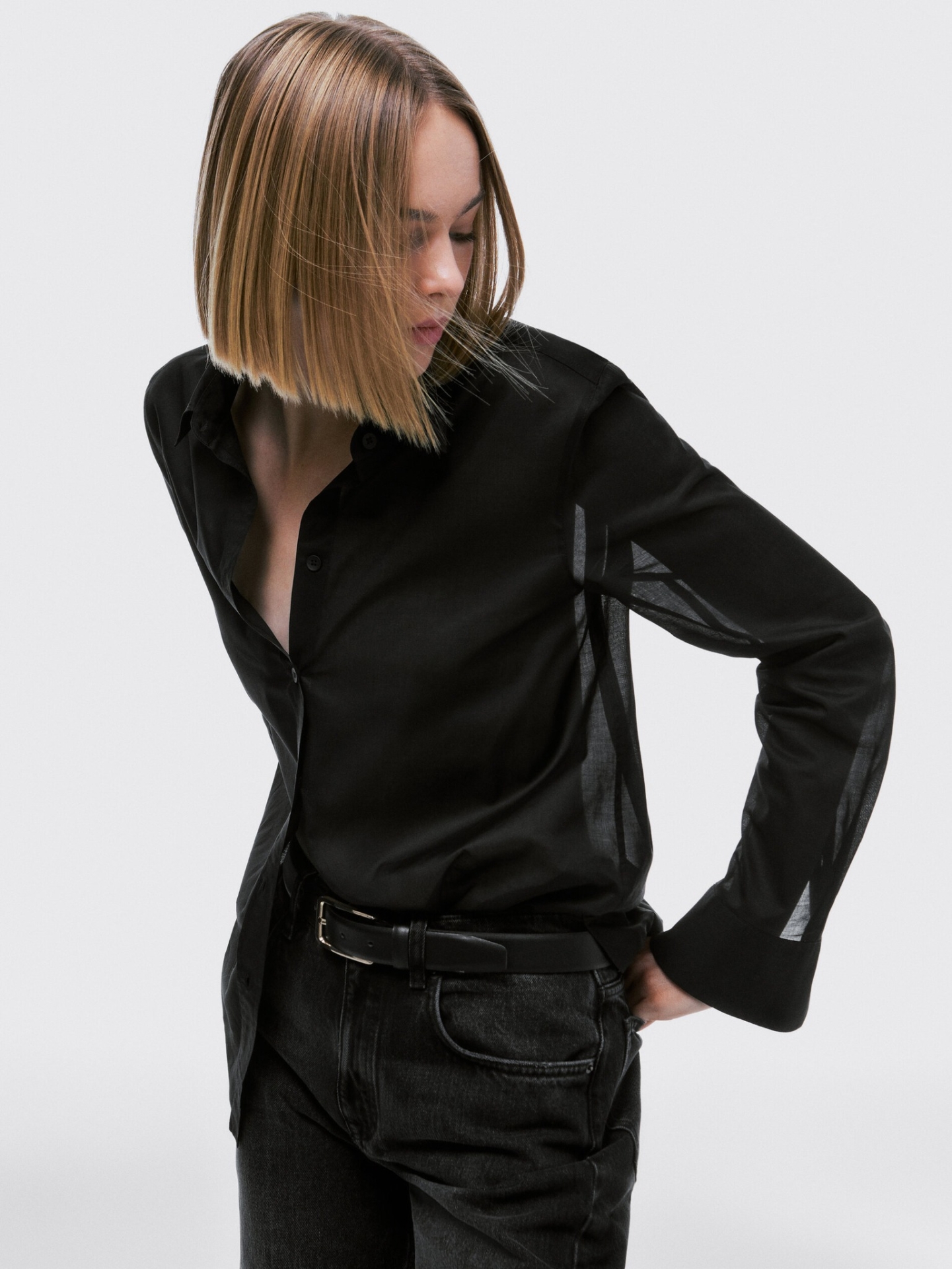 MDPCS02 Massimo Dutti Premium Cotton Shirt