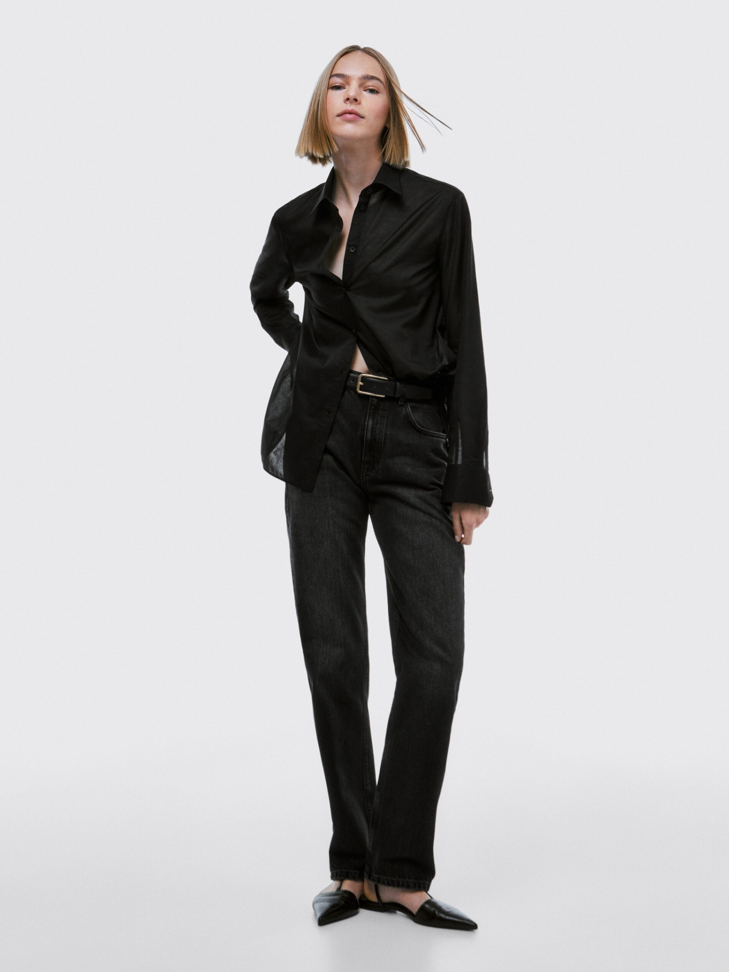 MDPCS02 Massimo Dutti Premium Cotton Shirt