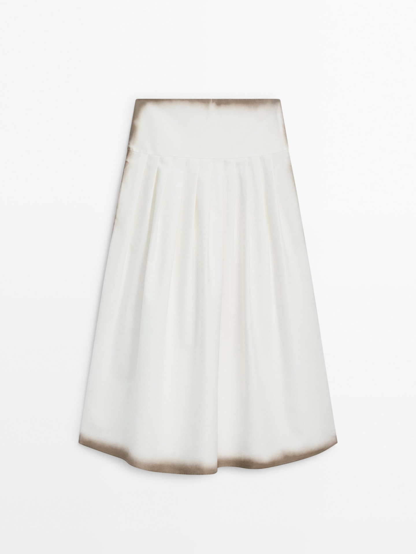 MDPPMSWYD01 MassimoDutti Pleated Midi Skirt