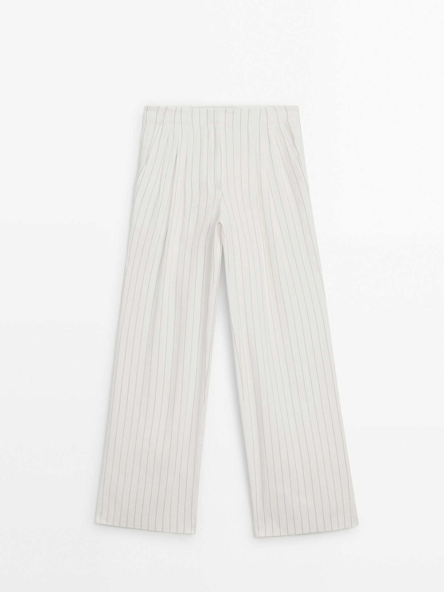 MDSCKWPD01 Massimo Dutti Striped Kimono Blazer & Suit Trousers