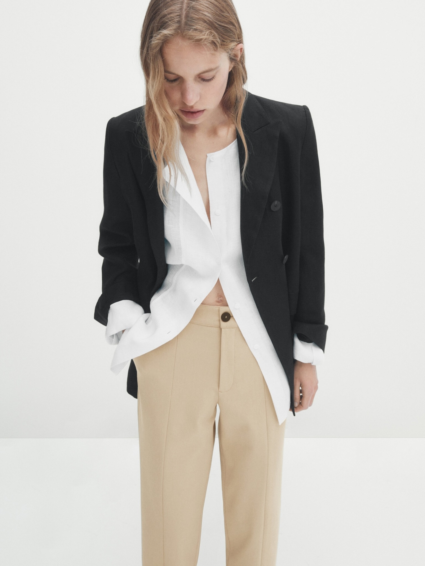 MDSFTWCS01 Massimo Dutti Slim Trousers