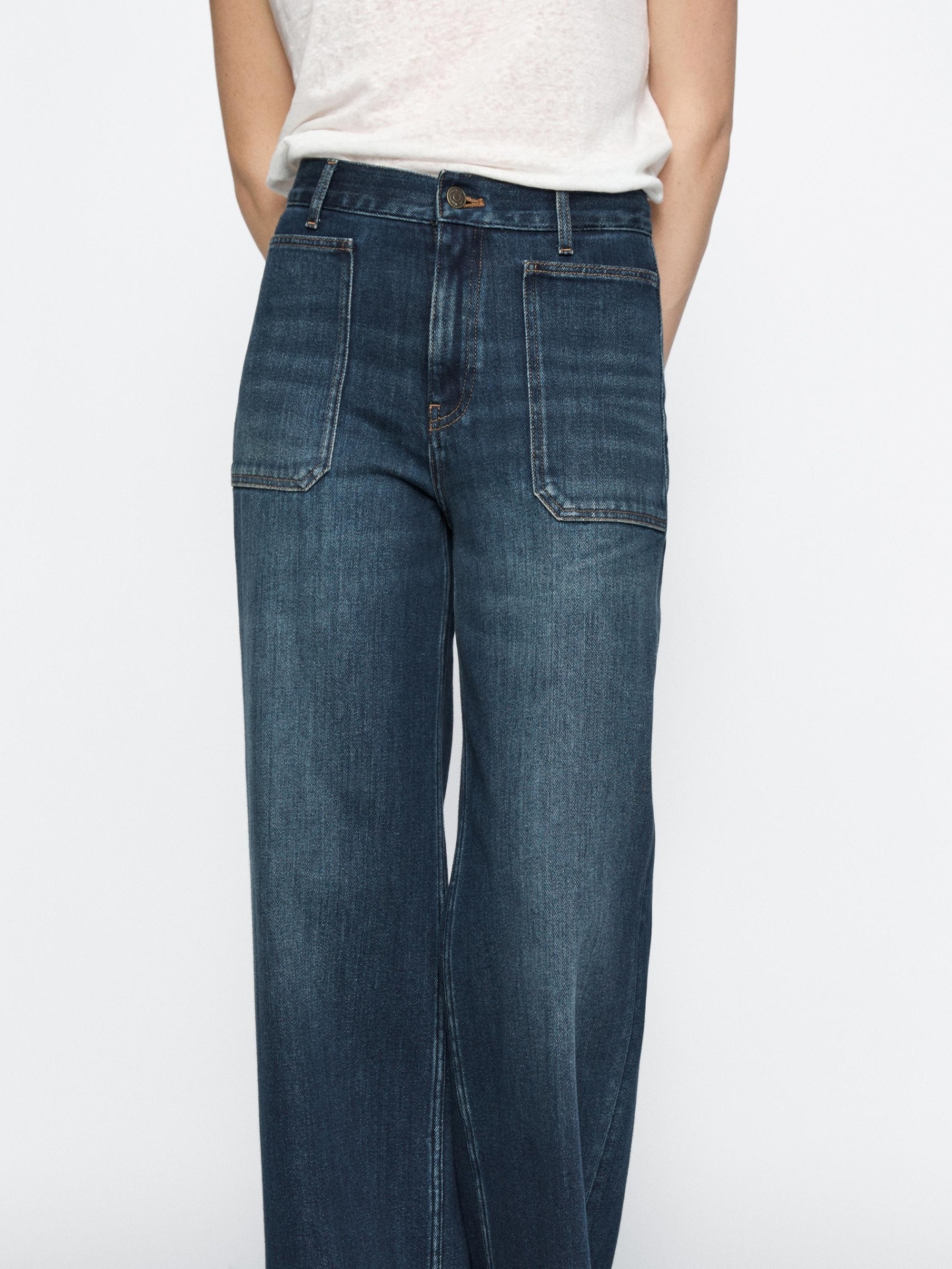 MDSHJ01 Massimo Dutti High Waist Jeans