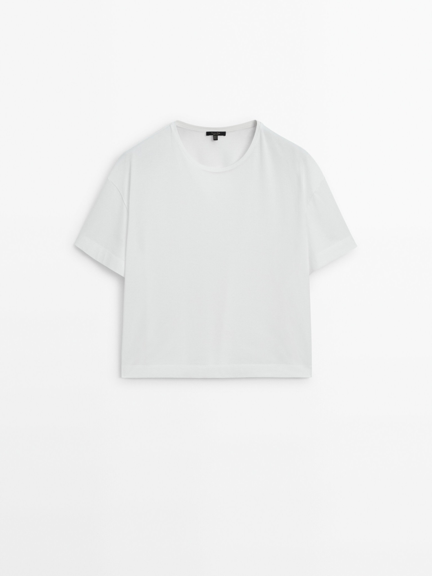 MDSSCT01 Massimo Dutti Cropped T-shirt
