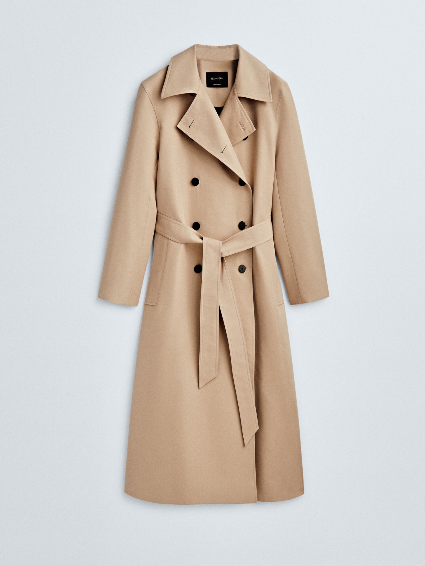 MDTCWB01 MASSIMO DUTTI TRENCH COAT WITH BELT