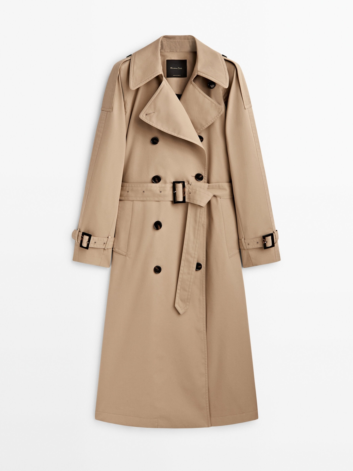 MDVTCWB01 MASSIMO DUTTI TRENCH COAT WITH BELT