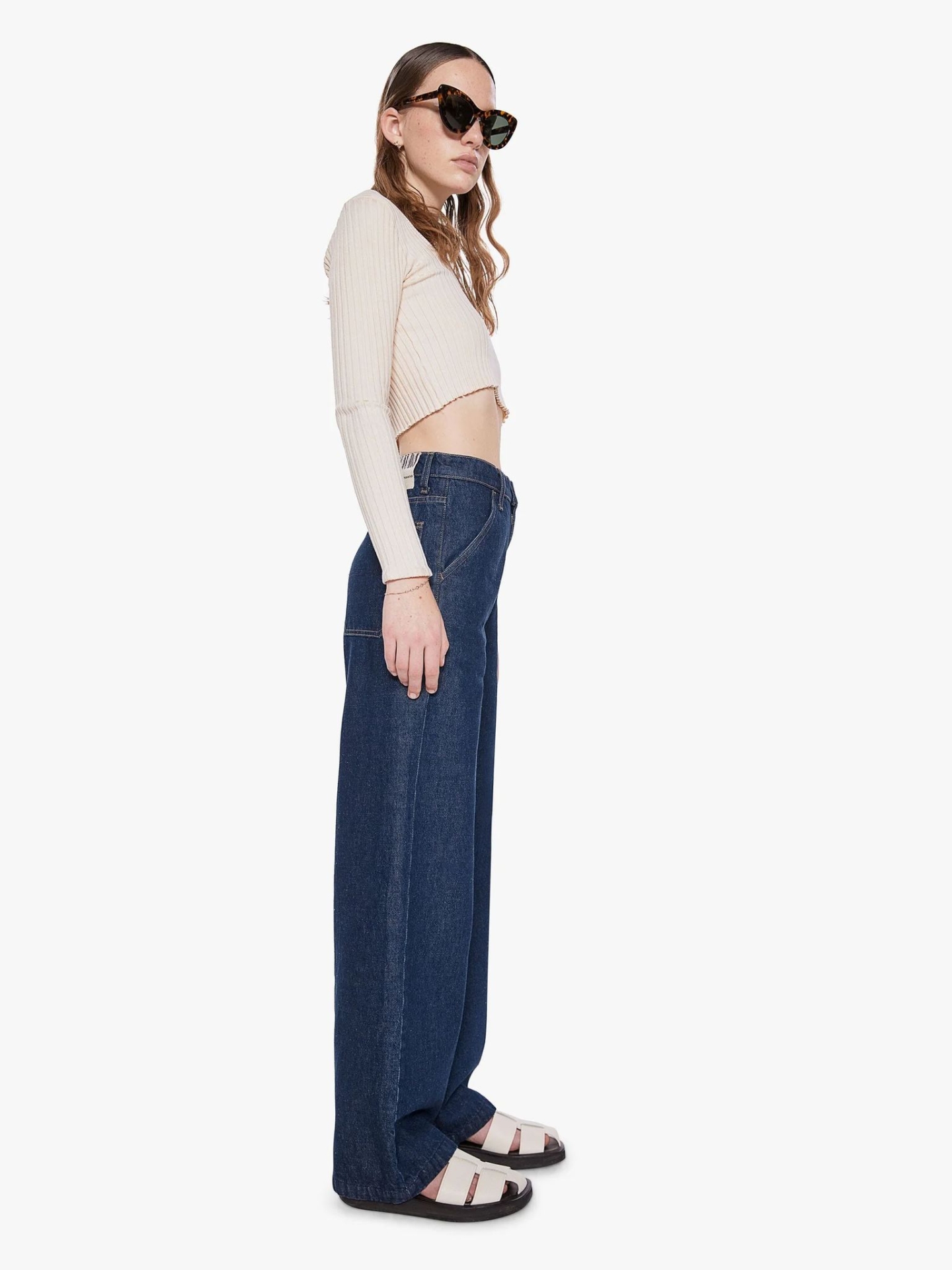 MFDUPJ01 Mother Wide Leg Jeans