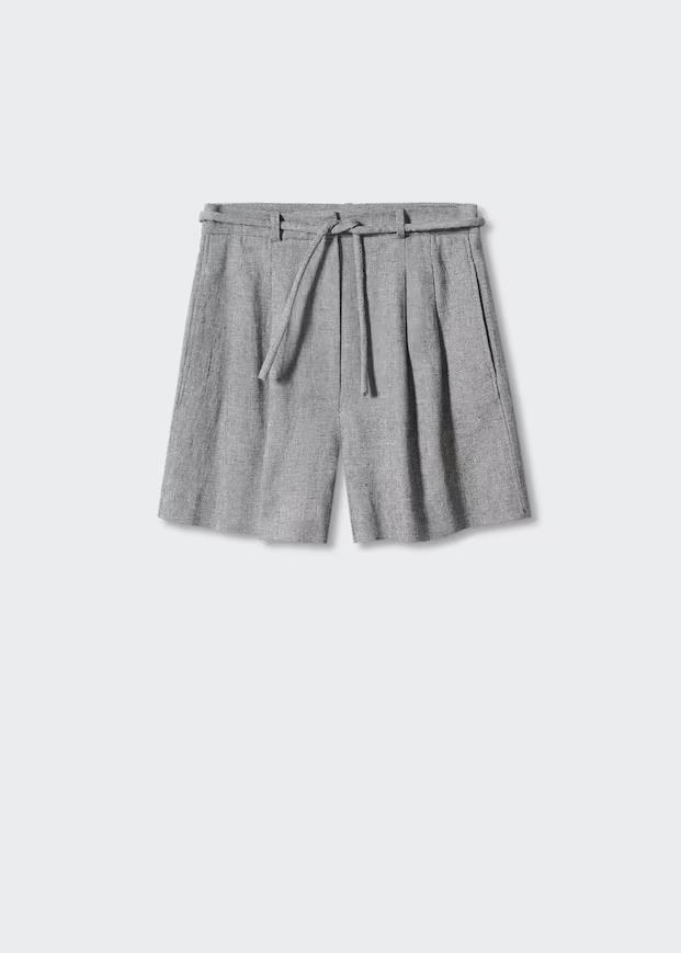 MLDS01 Mango Linen Drawstring Shorts