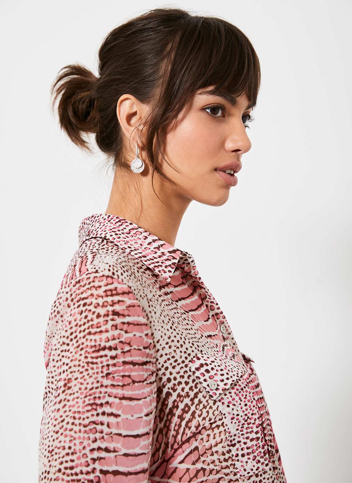 MVPLAS01 Mint Velvet Animal Shirt