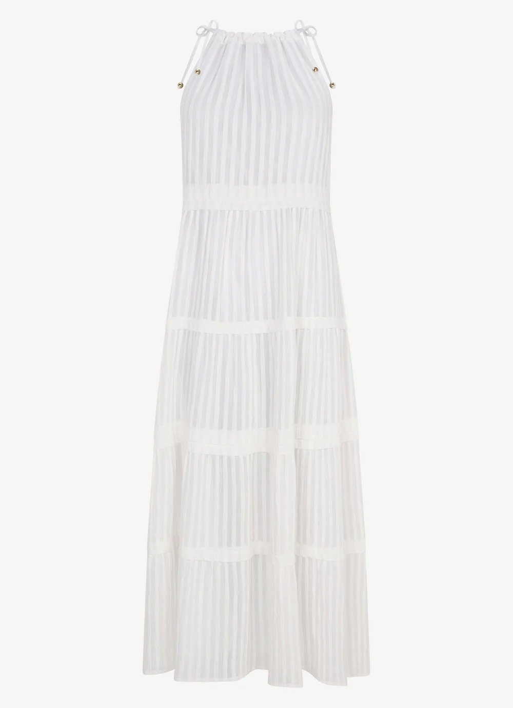 MVWHSMD01 Mint Velvet Halter Maxi Dress