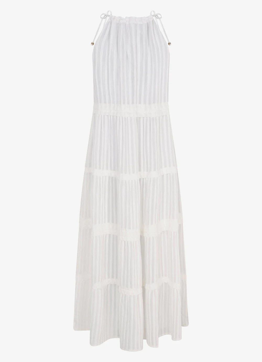 MVWHSMD01 Mint Velvet Halter Maxi Dress