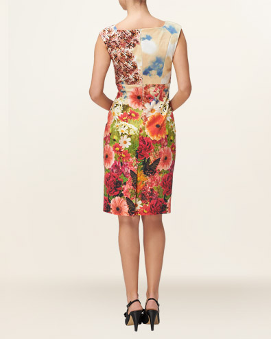 PE01 Phase Eight Flora Side Pleat Dress 