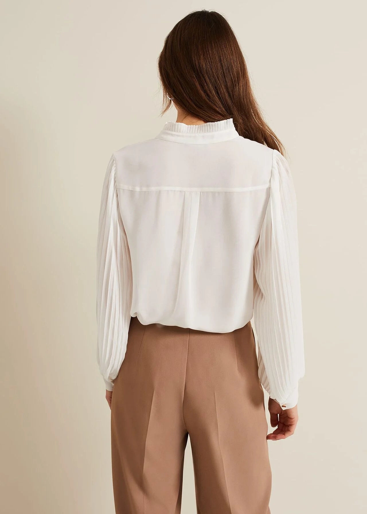 PETPSB01 Phase Eight Pleat Sleeve Blouse