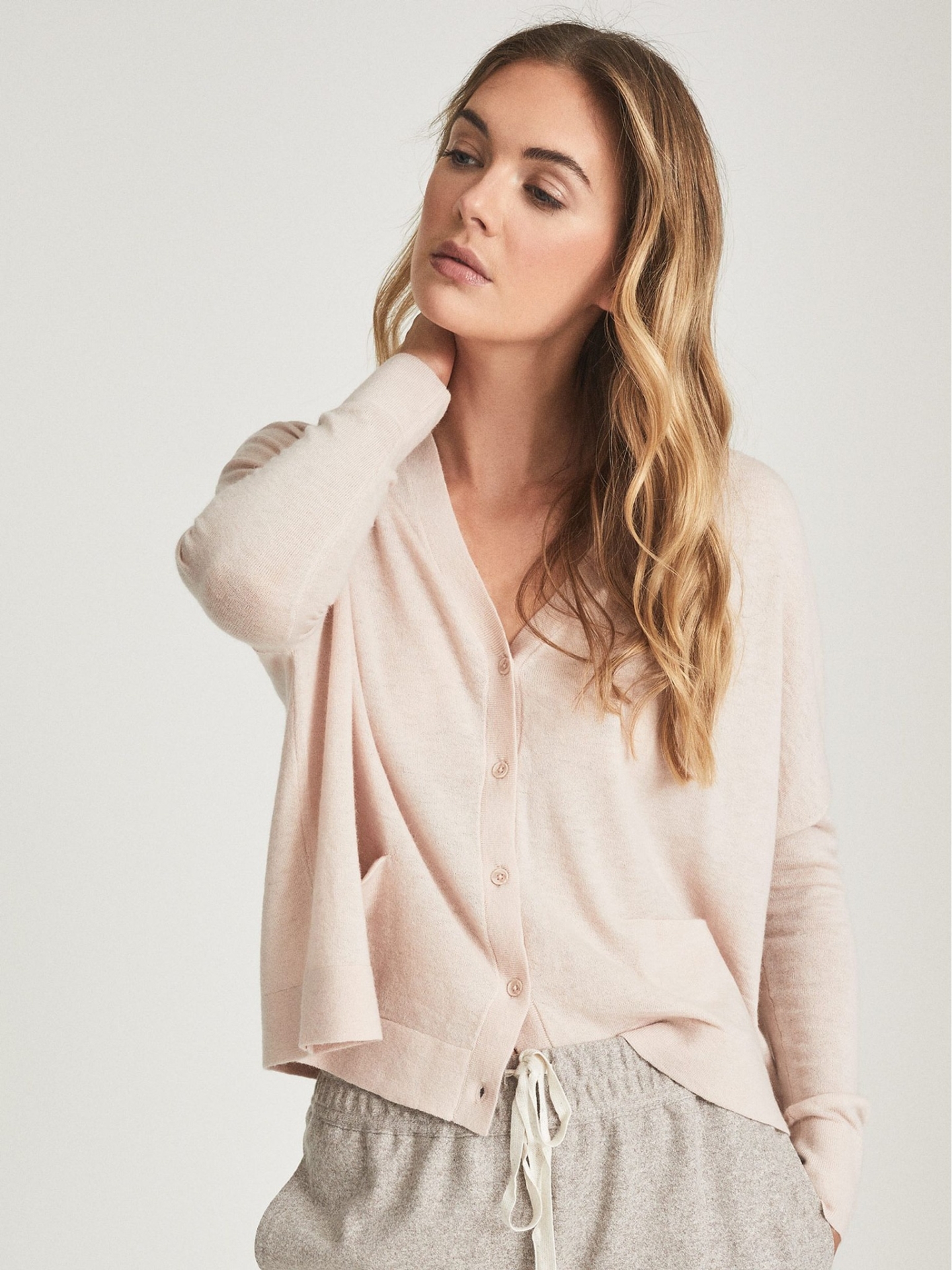 RAABC01 REISS ALPACA CARDIGAN