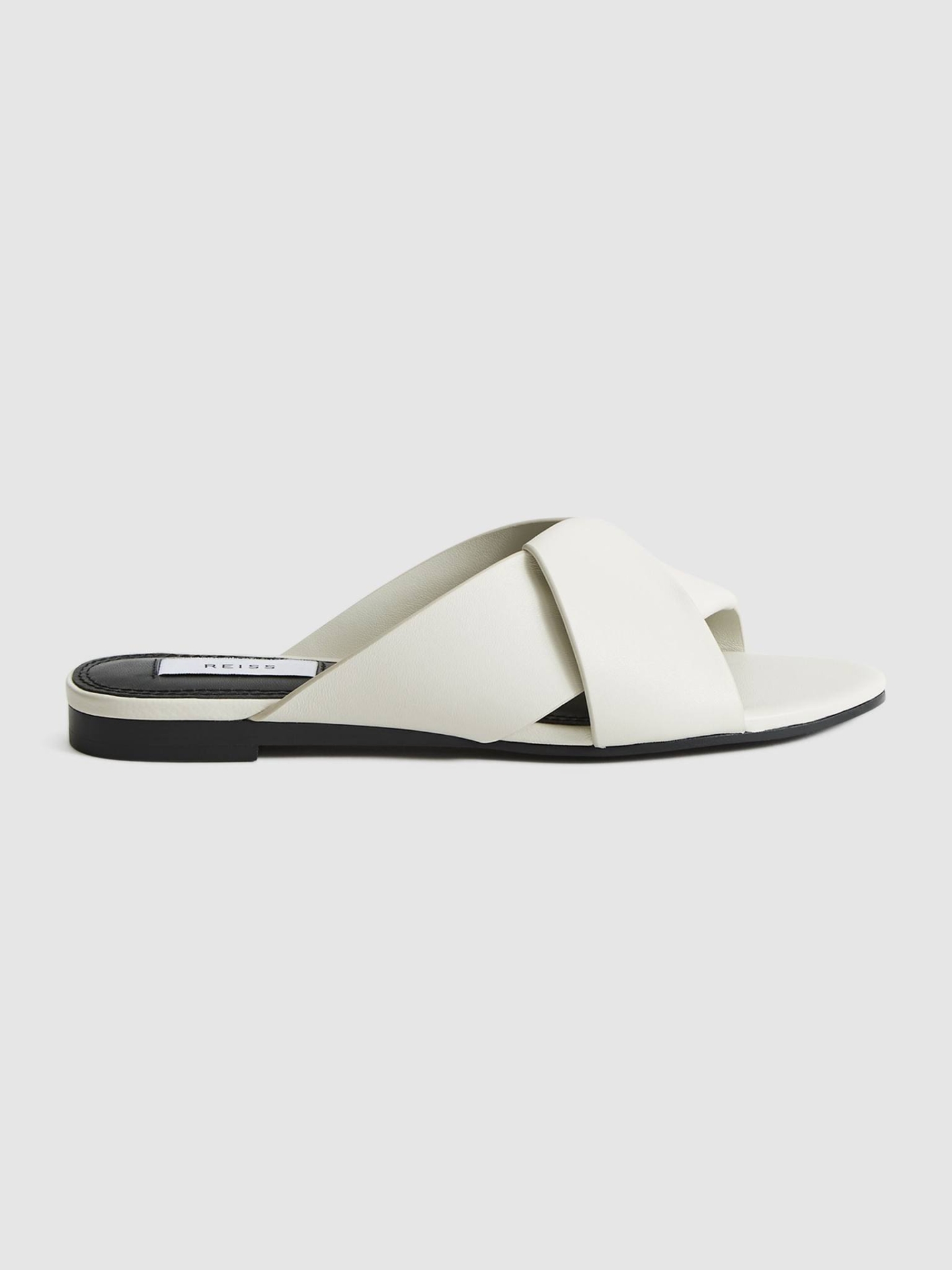 RBFNLS01 REISS FLAT LEATHER SANDALS