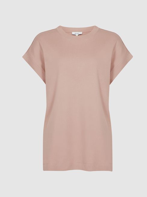 RECTWSH02 REISS COTTON-JERSEY T-SHIRT