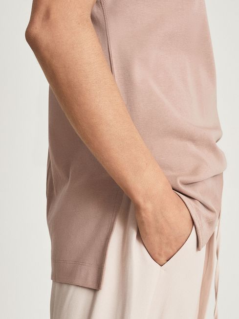 RECTWSH02 REISS COTTON-JERSEY T-SHIRT